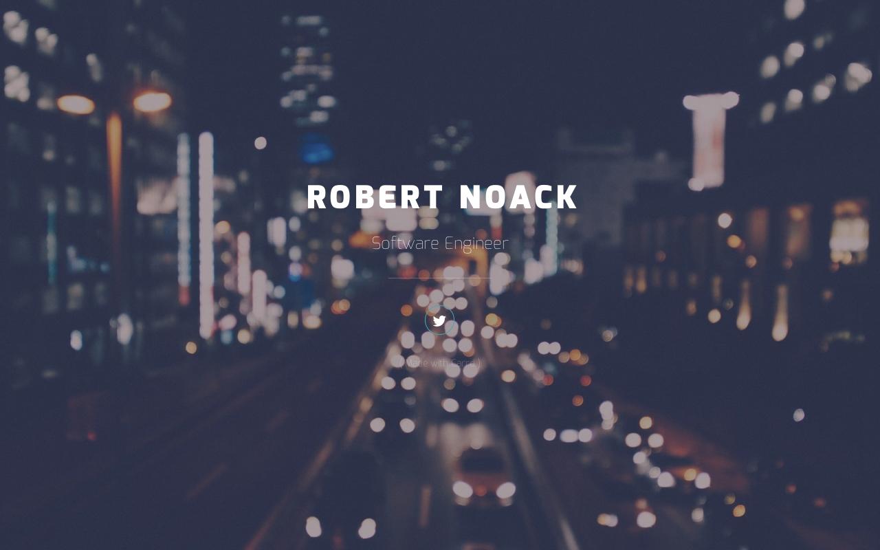 Carrd profile picture for @robert